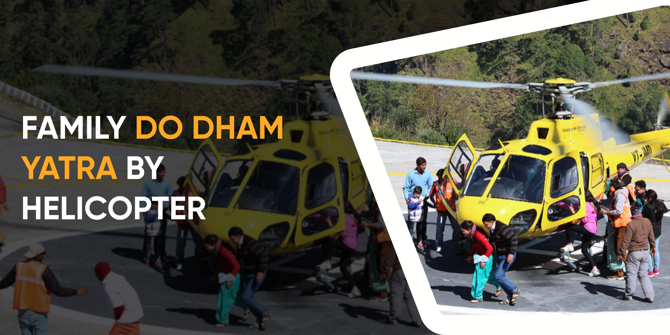 Family Do Dham Yatra by Helicopter