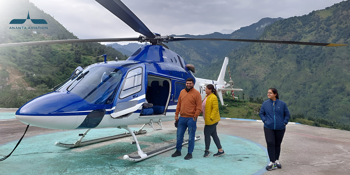 Do Dham by helicopter